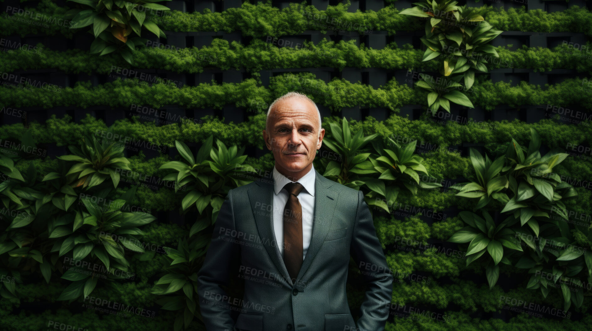 Buy stock photo Portrait of businessman, ceo, manager or designer for sustainable architecture