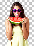 It's hard not to be happy eating a watermelon