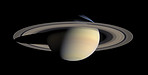Saturn from cassini orbiter