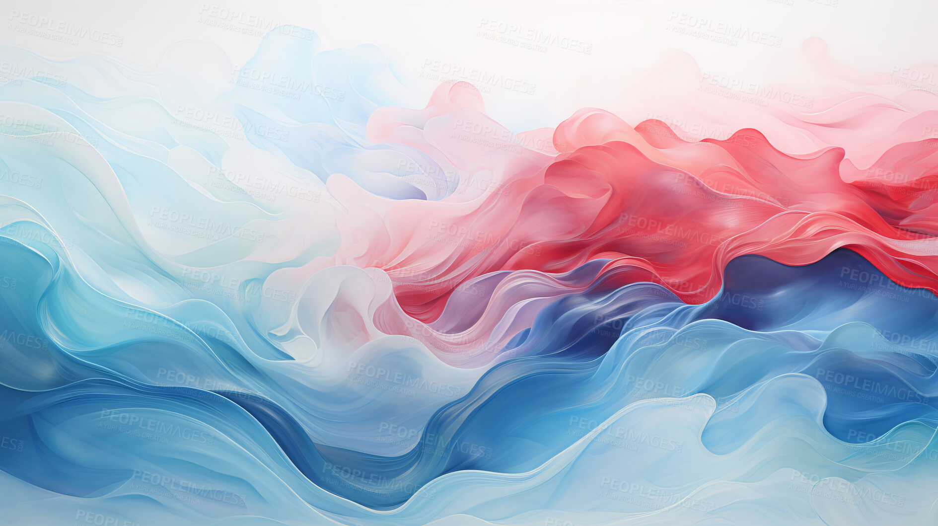 Buy stock photo Rippling waves, dynamic flow, and aqua abstract art. Elegance, motion, and fluid design captured in a captivating depiction of water waves.