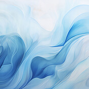Rippling waves, dynamic flow, and aqua abstract art. Elegance, motion ...