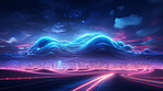 Neon lines, vibrant concept and glowing art. Dynamic, futuristic and electrifying designs for graphic display, creating visually stunning and captivating wallpapers in mesmerizing style.