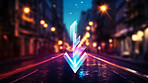 Neon lines, vibrant concept and glowing art. Dynamic, futuristic and electrifying designs for graphic display, creating visually stunning and captivating wallpapers in mesmerizing style.