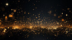 Golden particles, futuristic dance of glittering networks for tech brilliance. Symphony of interconnected brilliance in the digital galaxy. Technological wonder, sparkling gold ode to seamless connectivity.