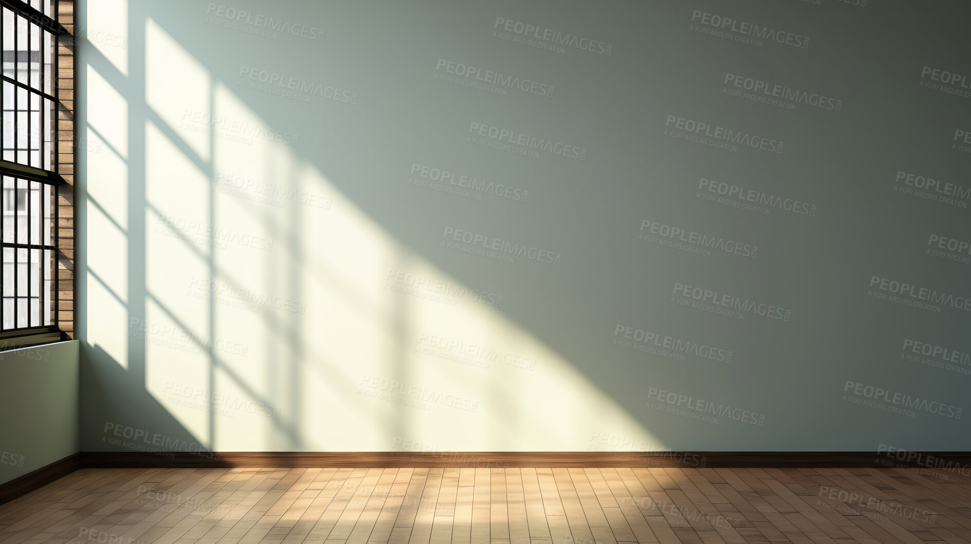 Buy stock photo Room, sunlight and serene ambiance for tranquil vibes, natural light and a calming atmosphere. Soft shadows, streaming sunlight and cozy furnishings create an idyllic space. Perfect for home decor blogs, real estate listings and relaxation-focused visuals.