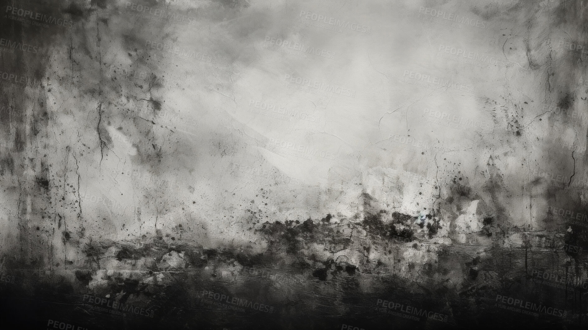 Buy stock photo Grunge texture, weathered and raw. Edgy, vintage and design-inspired background for art, graphics and creative expressions. On a rugged canvas with a touch of urban grit.