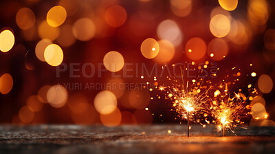 Sparklers, bokeh lights, festive and dazzling. Glowing, vibrant and celebration-inspired design for events, photography and creative expressions. On a lively canvas with a touch of magical radiance.