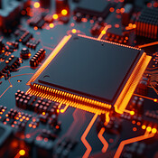 Cpu Mockup Central Computer Processors and CPU mockup 3d render for quantum ...
