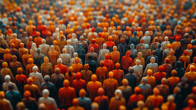 Group, people and faith connection in modern religion, culture and togetherness. Silhouette, islam and public networking for communication, crowd interaction and human collaboration or relationship