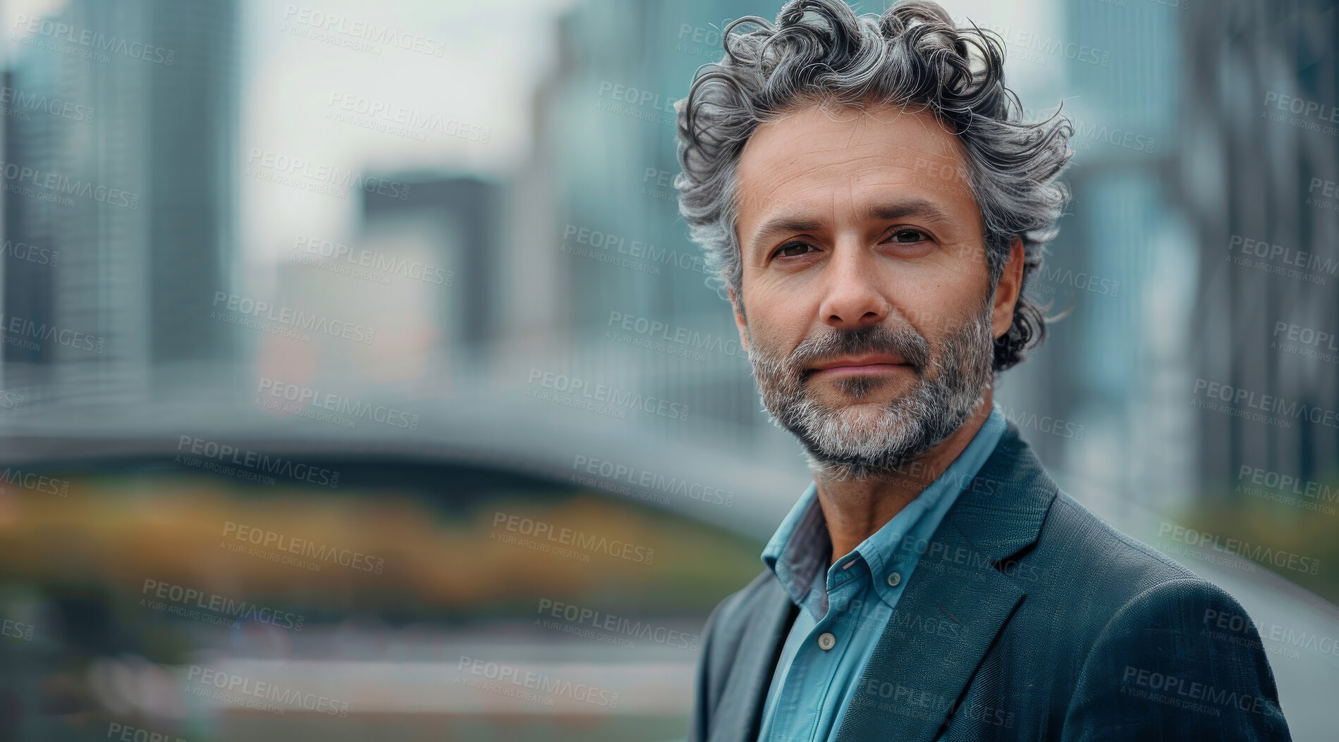 Buy stock photo Portrait, corporate business and man in the city for investment, entrepreneur and executive. Confident, African American and male professional standing outdoor for leadership, empowerment or ceo