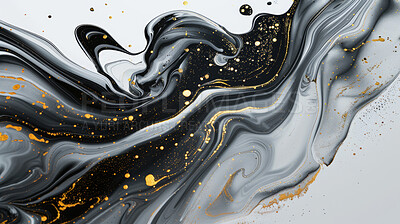 Liquid, art and marble design for creative wallpaper or ripple texture as flow background, pattern or bubbles. Painting, fluid and acrylic swirl with galaxy splatter or splash, surface or abstract