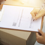 Another package successfully delivered | Buy Stock Photo on ...