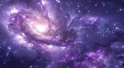 Buy stock photo Black hole, clouds and space with dark background of universe for adventure, exploration or fantasy. Cosmos, sky and universe for astrology, astronomy or wallpaper of interstellar solar system