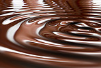 Waves, brown and design with water drop pattern with mockup for 3d, digital and texture. Environment, reflection and futuristic with liquid in background for abstract, sustainability and art deco