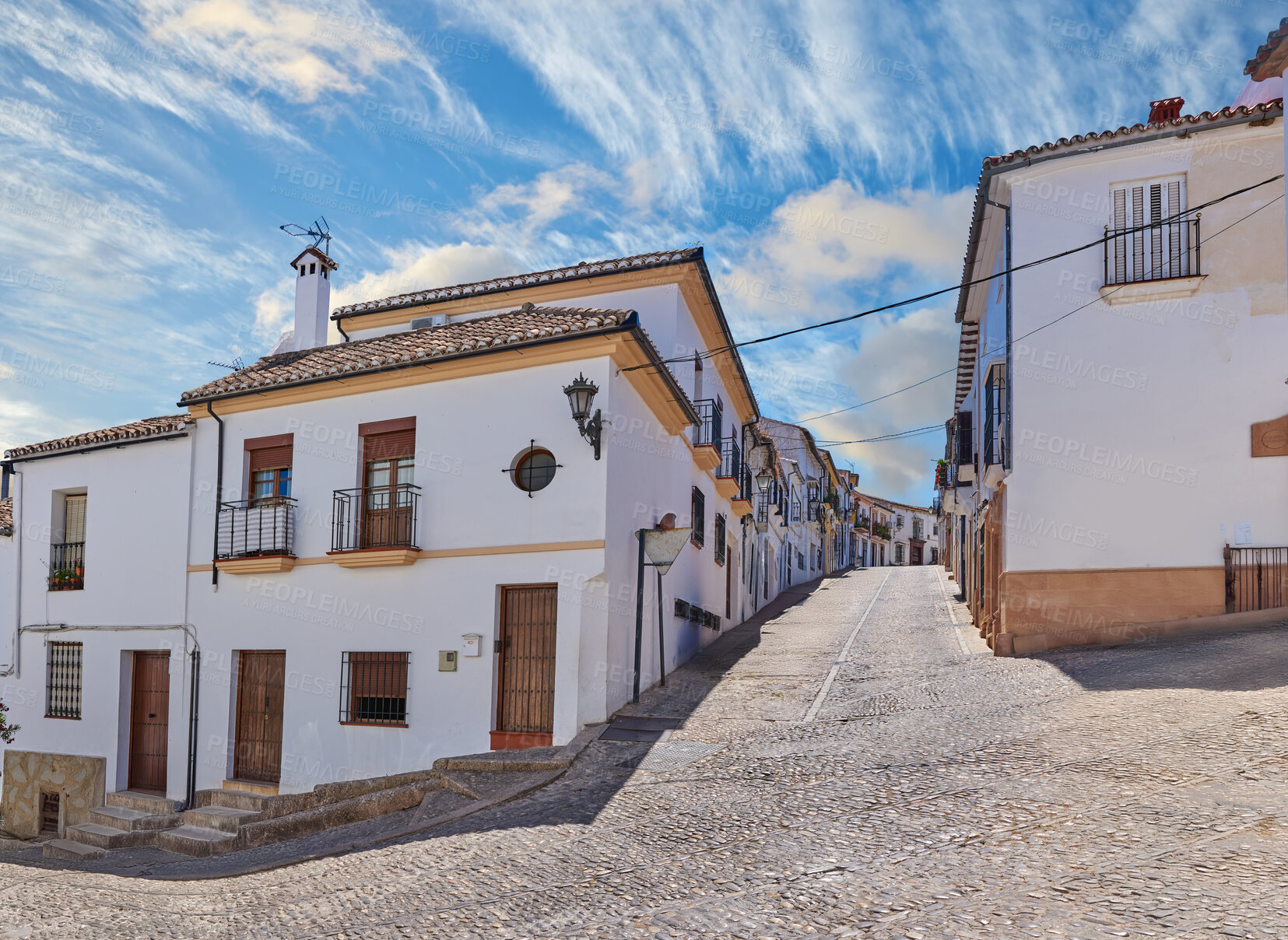 Buy stock photo The beautiful ancient city of Ronda, Andalusia, Spain