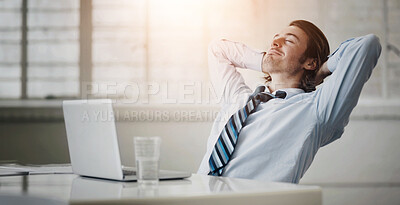 Buy stock photo A young businessman with sweat stains under his arms at work