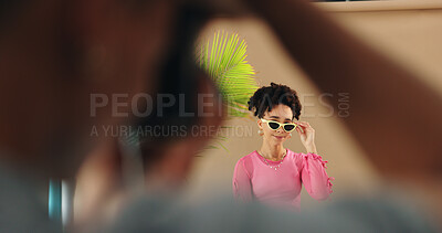 Photography, fashion and shooting with model in studio for magazine production, backstage and wardrobe set. Artist, photoshoot and creative with person for ecommerce catalog, camera and picture