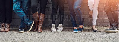 Buy stock photo Shot of shoes