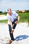 He wants to feel the beach under his feet