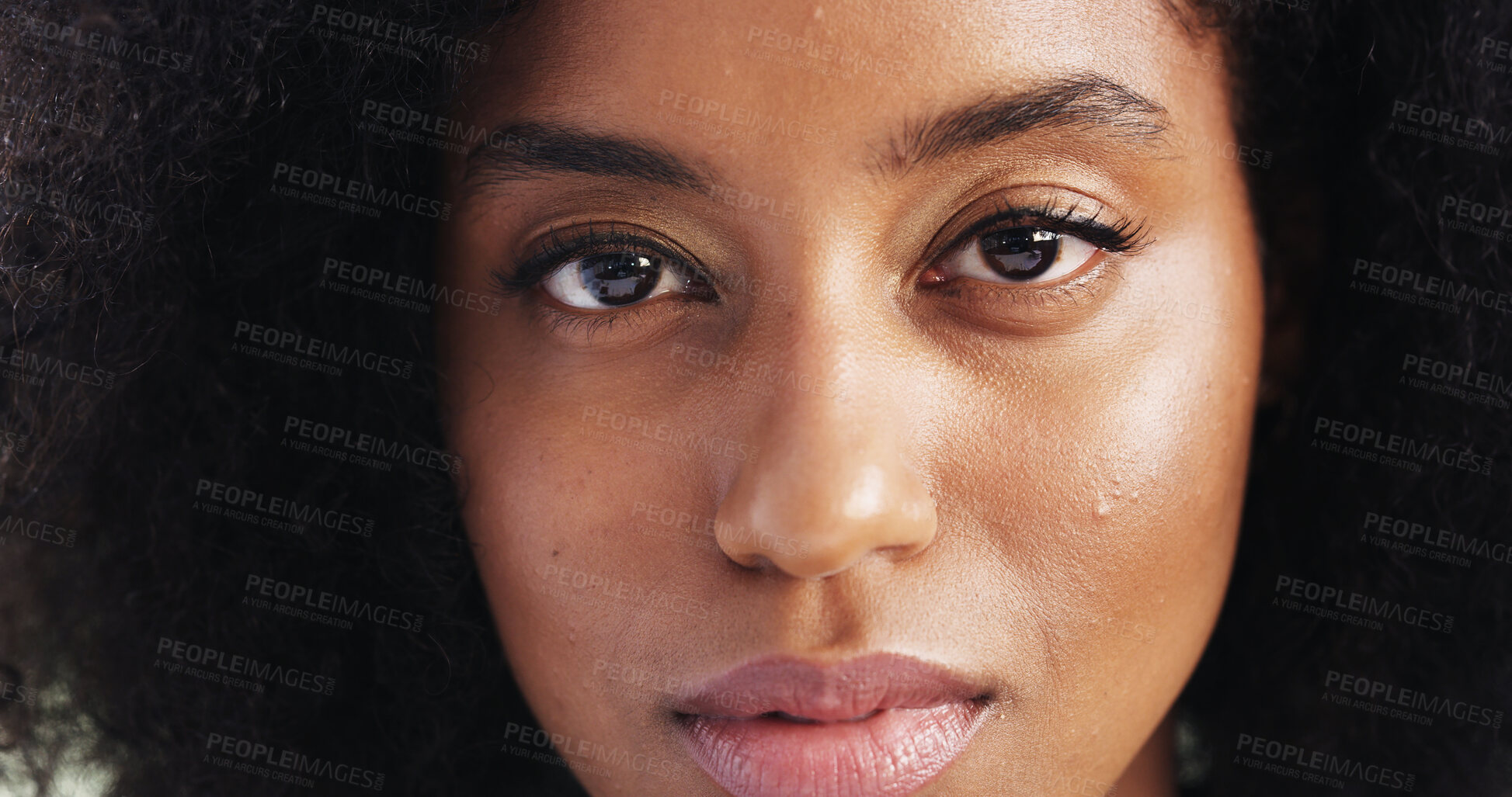 Buy stock photo Portrait, corporate and woman pov in office of ambition, accounting career and about us as consultant. African, female accountant or closeup of internship, financial organisation and asset management