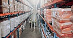 Man, group and dancing for logistics, storage or smile for success with motivation, team or support at plant. People, mentor and women with cheers, celebration or goals for supply chain at warehouse
