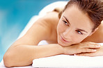 Serenity and relaxation are within her grasp 