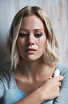 Her pain is written on her face