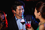 Drinking with new friends