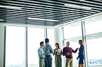 Talking business in the office