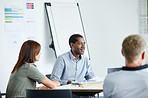 Leading his team through the meeting