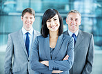 Sharp, young business mind