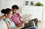 Showing him something she saw online