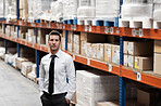 All this stock is accounted for - Warehouse worker
