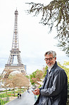 Enjoying a day in Paris