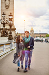 Taking in the city sights on foot