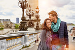 Arm in arm in Paris
