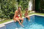 Having fun with my son under the sun