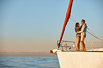 Spoiling each other with a relaxing summer's cruise