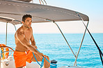 He's the captain on this vessel