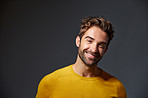 He's full of charm and charisma