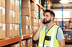 He takes complete charge of the logistical process