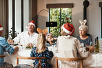 Everyone has their festive hats on