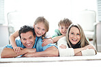 Having fun relaxing with our little ones