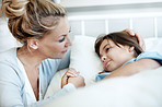 Comforting touch of a mother