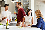 Enjoying a friendly get together