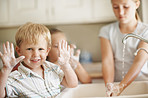Look mom, no germs!