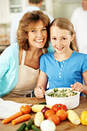 Making a delicious meal together