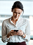 Accessing everything she needs with ease