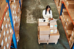 She gets the warehouse moving