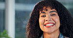 Pride, night or woman in office with portrait, wealth advisor or about us in finance industry. Business, happy or banking consultant with confidence, investment planner or risk management in evening.